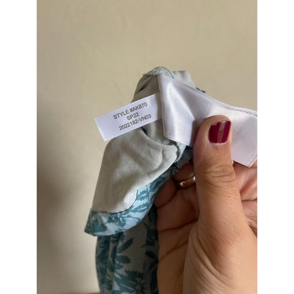 J. Crew Factory Flex Palm Leaf Print Swimsuit Size Medium - Picture 7 of 8